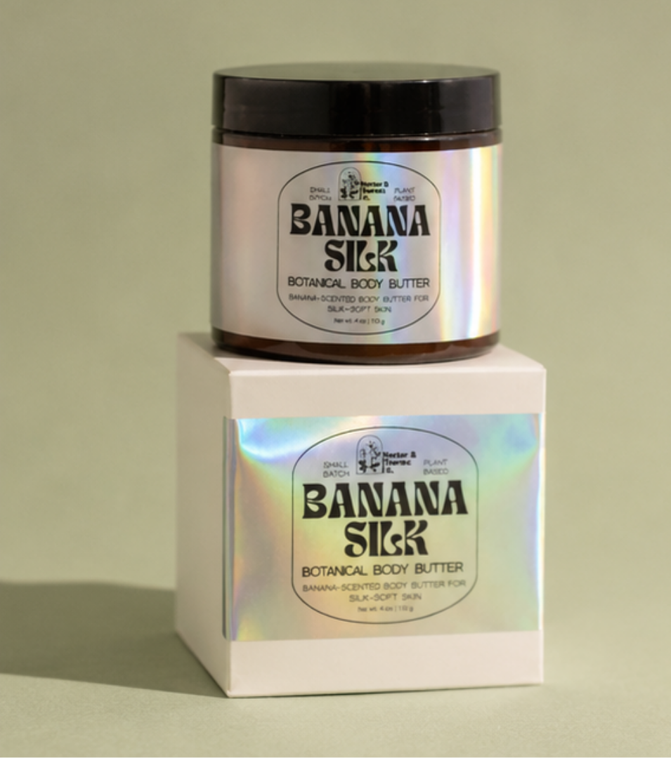 Banana Silk Body Butter | Aloe Shea Butter for Dry, Sensitive Skin