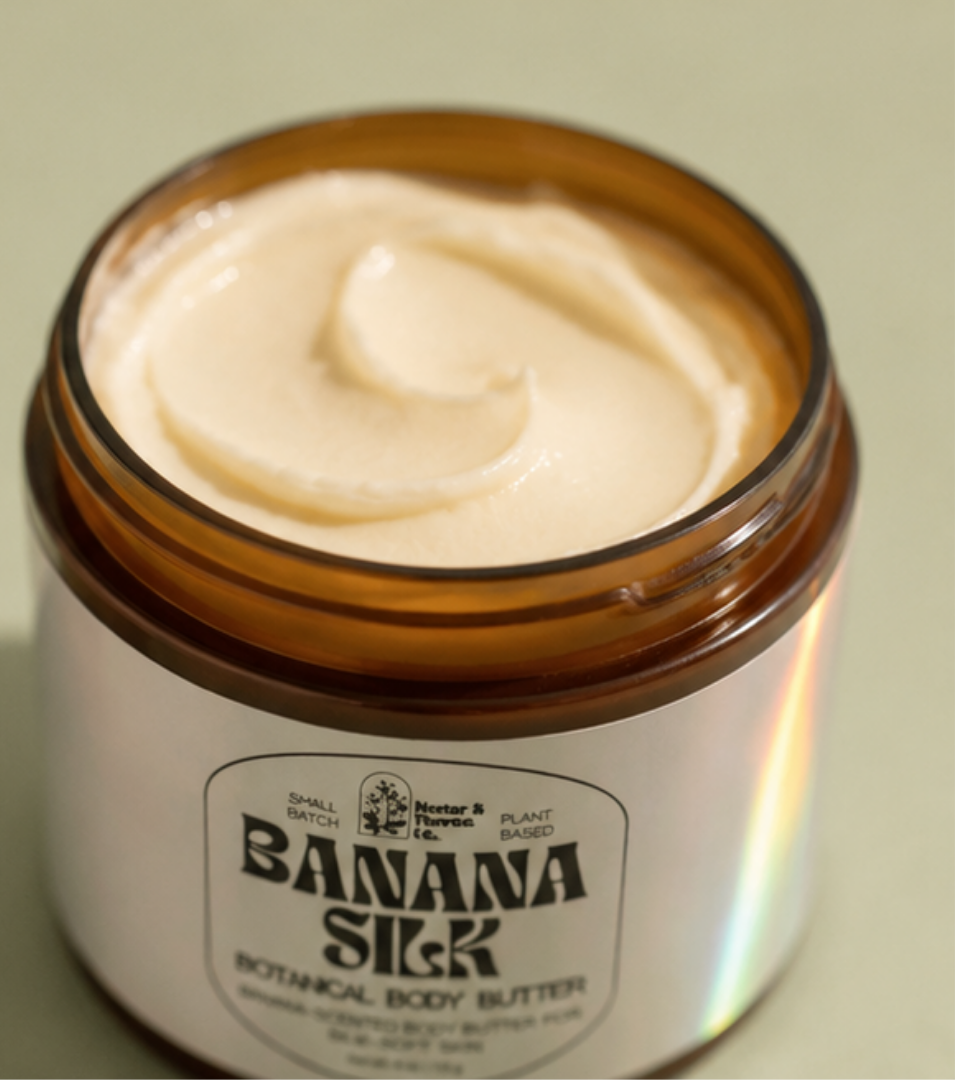 Banana Silk Body Butter | Aloe Shea Butter for Dry, Sensitive Skin