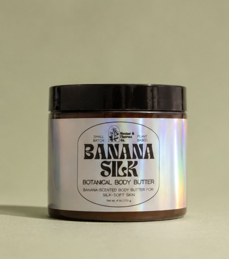 Banana Silk Body Butter | Aloe Shea Butter for Dry, Sensitive Skin