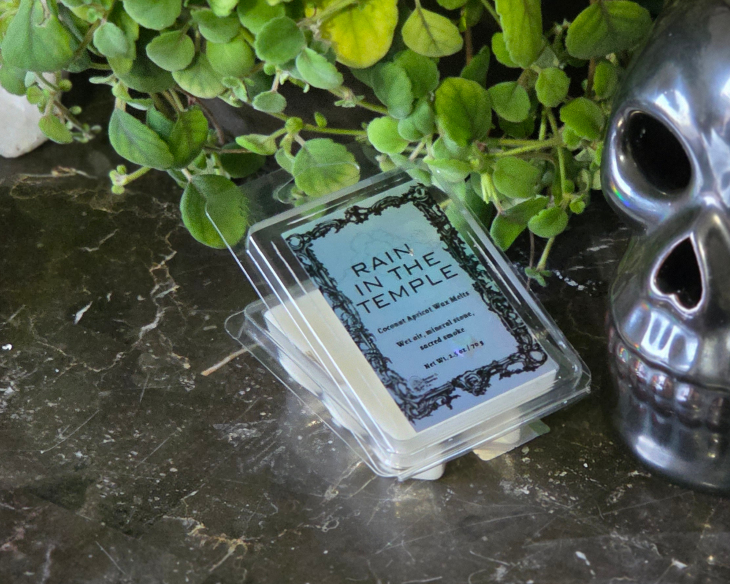 Rain In The Temple Crystal Wax Melts Heart-Shaped