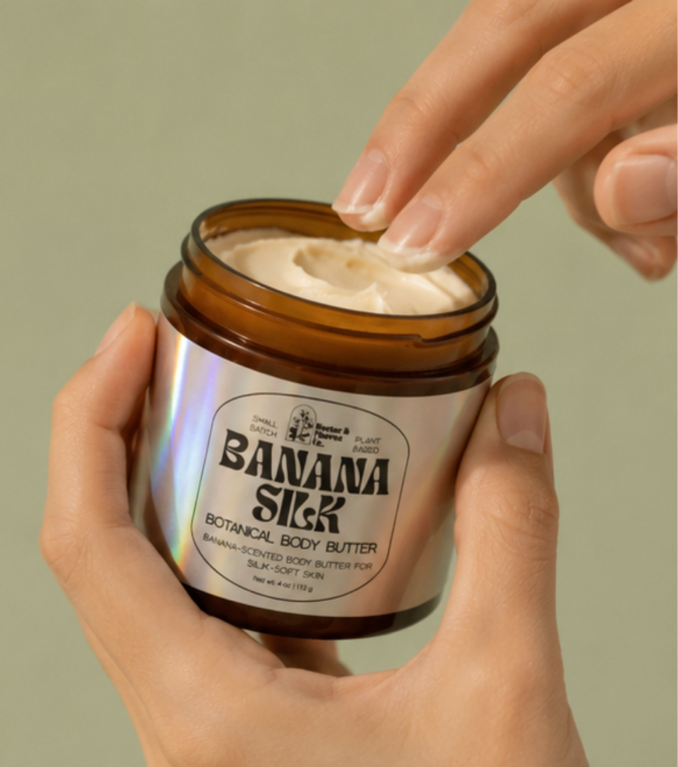 Banana Silk Body Butter | Aloe Shea Butter for Dry, Sensitive Skin